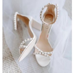 White bridal heels - harlo